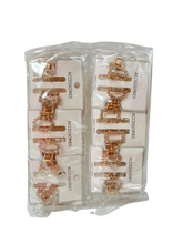 Lve Cleste Mic Par Metal Cu Strasuri 1-10/ 12buc/set 100/bax